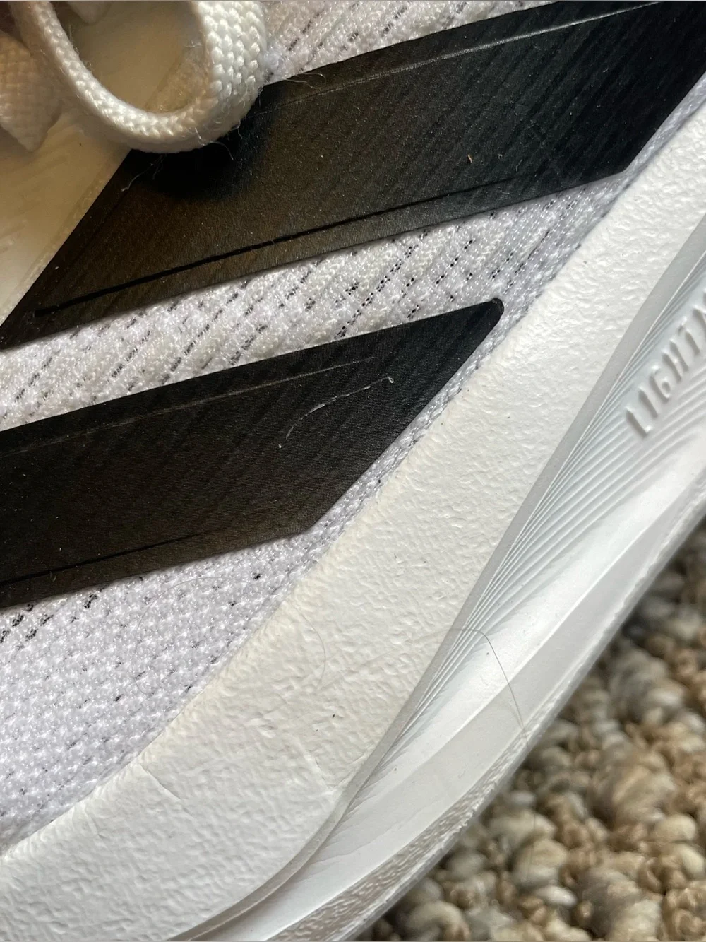 Adidas DURAMO SL 2 RUNNING SHOES White Ortholite comfort women’s 7.5